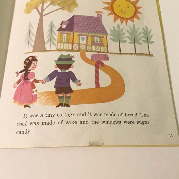 Vintage 1967 Disney Hansel and Gretel 7 Inch Record and Book - Picture 7 of 15